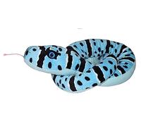Wild Republic 89091 - Snakesss Serpente a Sonagli di Peluche, 137 cm, Azzurro