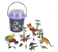 Wild Republic Adventure Bucket Dinosauro, Secchielli con Set per Giocare Dinosauro, Animali di Plastica, Regali per Bambini, Perfetti per Il Gioco Interattivo