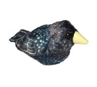 Wild Republic Audubon Bird, Storno con autentico suono d'uccello, peluche, giocattolo per uccelli per bambini e birdwatcher, 18 cm