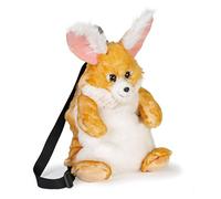 Wild Republic Backpack Fennec Fox, Peluche, 36 cm, Giocattolo di Peluche, Imbottitura in Bottiglie d’Acqua Riciclate Filate