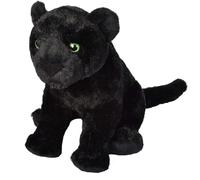 Wild Republic- Black Jaguar Plush Animale Cuddlekins Peluche Giaguaro, Colore Nero, Large, 19414