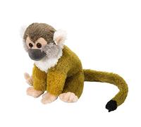 Wild Republic- Cuddlekins Mini Tamarino Scoiattolo Animale, Colore Scimmia, 8 Inches, 12303