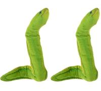 WILD REPUBLIC Coilkins Murena Verde, Peluche, 30 cm, Giocattolo di Peluche, Riempimento con Bottiglie d'Acqua Riciclate Filate (Confezione da 2)