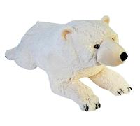 Wild Republic Cuddlekins Jumbo Orso Polare, Peluche di Animali, 76 cm, Peluche per Neonati, Peluche per Regalo di Compleanno Imbottitura Realizzata Partendo da Bottiglie Riciclate