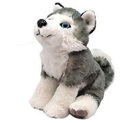Wild Republic Cuddlekins Mini Husky, Peluche Di Animali, 20 cm, Peluche Per Neonati, Peluche Per Regalo Di Compleanno Imbottitura Realizzata Partendo Da Bottiglie Riciclate