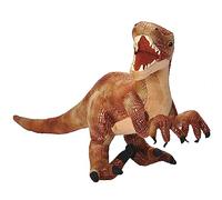 Wild Republic Dinosauria II Velociraptor, Dinosauro di Peluche, Pupazzo Dinosauro, Peluche per Regalo di Compleanno, Imbottitura Realizzata Partendo da Bottiglie Riciclate, 43 cm