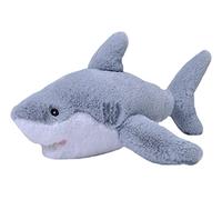 Wild Republic Ecokins Grande Squalo Bianco, Peluche Per Bambini 30 cm, Peluche Di Qualità, Regalo Di Compleanno, Giocattoli Ecologici, Creato Riciclando 16 Bottiglie In Plastica