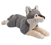 Wild Republic- Ecokins Jumbo Lupo, Colore, 25436