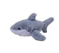 Wild Republic Ecokins Mini Grande Squalo Bianco, Peluche Per Bambini 20 cm, Peluche Di Qualità, Regalo Di Compleanno, Giocattoli Ecologici, Creato Riciclando 7 Bottiglie In Plastica