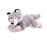 Wild Republic Ecokins Mini Lupo, Peluche Per Bambini 20 cm, Peluche Di Qualità, Regalo Di Compleanno, Giocattoli Ecologici, Creato Riciclando 7 Bottiglie In Plastica