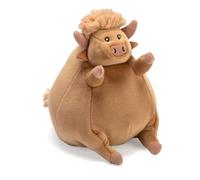 Wild Republic Flipkins Highland Cow, Peluche, 12 cm, Giocattolo di Peluche, Imbottitura da Bottiglie d’Acqua Riciclate