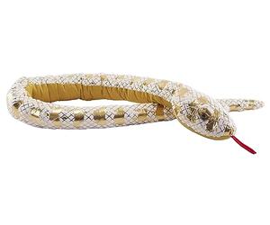 Wild Republic Foilkins Snakes Lemon Blast Ball Python, Peluche, 137 cm, Regalo per bambini, Giocattolo di peluche, Imbottitura in bottiglie d’acqua riciclate