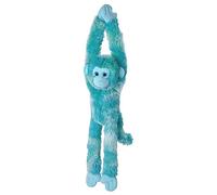 WILD REPUBLIC Hanging Monkey Vibes Blu, Scimmietta Di Peluche, 56 cm, Regalo Di Compleanno, Scimmia Di Peluche, Imbottitura Realizzata Partendo Da Bottiglie Riciclate