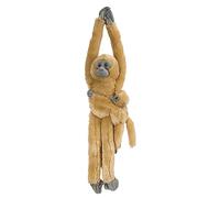 Wild Republic Mono Colgante Langur, Mamá y bebé Peluches Scimmia Hanging Monkey with Baby, Colore Comune, 20 Inches, 15262