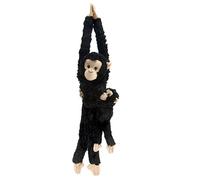 Wild Republic- Hanging Monkey with Baby Scimpanzé Animale, Colore, 20 Inches, 15265