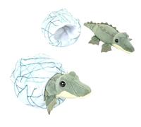 WILD REPUBLIC Hatchling Crocodile, Peluche, 15 cm, Giocattolo di Peluche, Imbottitura in Bottiglie d'Acqua Riciclate