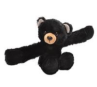 Wild Republic Huggers Orso Nero, Pupazzo Bracciale, Peluche per Bambini con Braccialetto A Scatto, Regalo per Bambini, Imbottitura Realizzata Partendo da Bottiglie Riciclate, 20 cm