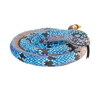 Wild Republic Living Earth Snakes Blue Rock Rattlesnake, Stuffed Animal, 60 Inch