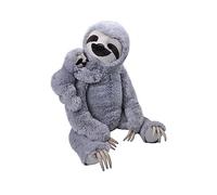Wild Republic Mom And Baby Jumbo Bradipo, Peluche Animali, Peluche Mamma E Cucciolo, Regalo Per Bambini, Imbottitura Realizzata Partendo Da Bottiglie Riciclate, 76 cm