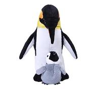 Wild Republic Mom And Baby Pinguino Imperatore, Peluche Animali, Peluche Mamma E Cucciolo, Regalo Per Bambini, Imbottitura Realizzata Partendo Da Bottiglie Riciclate, 38 cm