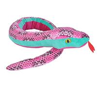Wild Republic Plush Snake Rosa a nido d'ape, Serpente Di Peluche, Regalo Per Bambini, Peluche Per Bambini, Imbottitura Realizzata Partendo Da Bottiglie Riciclate