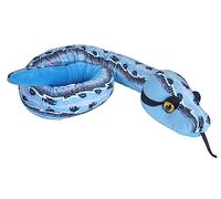 Wild Republic Plush Snake Slipstream Blu, Serpente di Peluche, Regalo per Bambini, Peluche per Bambini, Imbottitura Realizzata Partendo da Bottiglie Riciclate
