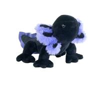 Wild Republic Pocketkins Eco Axolotl Nero, Animale di Peluche, 12 cm, Giocattolo di Peluche, Realizzato con Materiali Riciclati, Ecologico
