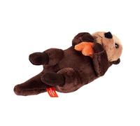 Wild Republic Pocketkins Eco Lontra di Mare, Peluche, 12 cm, Giocattolo di Peluche, Realizzato con Materiali Riciclati, Ecologico