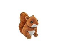 Wild Republic Pocketkins Eco Squirrel, 12 cm, Plush Toy, Made from Recycled Materials