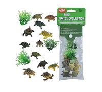 Wild Republic Polybag Mini Tartaruga, Animali Di Plastica Tartaruga, Dodici Specie Di Animali Della Tartaruga, Regalo Per Bambini, Ideale Per Giochi Interattivi