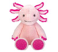 Wild Republic Poppykins Axolotl, Peluche, 36 cm, Giocattolo di peluche, Imbottitura da bottiglie d’acqua riciclate