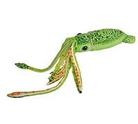 Wild Republic Printed Plush Calamaro Verde, Piovra Di Peluche, Peluche Per Bambini, Piovra Giocattolo, Regali Per Bambini, Blu, 30 cm
