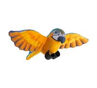 Wild Republic Rainforest Ara blu e gialla, Peluche, 11 cm, Riempito con bottiglie d'acqua riciclate