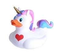 Wild Republic Rubber Duck Unicorno, Papera di Gomma, Papera Giocattolo, Regalo per Bambino, Bambini Ed Adulti, 10 cm