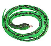 Wild Republic Rubber Snake Giardino Verde, Serpente Giocattolo di Gomma, Serpente Finto Realistico, Regali per Bambini, Gioco Educativo, 117 cm