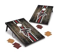 Wild Sports NFL Atlanta Falcons - Set di cornhole deluxe in MDF con angoli e grembiuli, colore della squadra