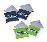 Wild Sports NFL Seattle Seahawks - Sacchetti a doppio lato, 8 pezzi, colore della squadra