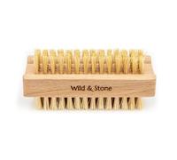 Wild & Stone Spazzola per unghie in legno | Spazzola per unghie di mani e piedi in sisal naturale su entrambi i lati | Legno di faggio certificato FSC e fibre di sisal | Vegano e senza plastica (1