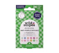 Wild Stripes - Anti-Pimple Patches Groovy Recover - Cerotti brufoli colorati con idrocolloide & acido ialuronico per cura giorno e notte - Anti brufoli e punti neri - 24 pezzi