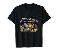 Wild Thing con Una Grafica Gentle Wing Cottagecore Maglietta
