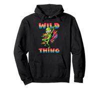 Wild Thing Divertente Alien Dancing Retro 80s Disco Groove Felpa con Cappuccio