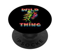Wild Thing Divertente Alien Dancing Retro 80s Disco Groove PopSockets PopGrip Adesivo