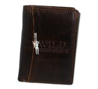 Wild Things Only Portafoglio Unisex Marrone In Pelle 9x2x12cm OPJ113N