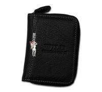Wild Things Only RFID Blocker Miniborsa Portafoglio Nero Pelle 8x2x11cm OPJ111S