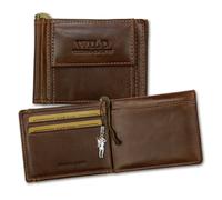 Wild Things Only Uomo Clip per Banconote Portamonete Scelta Pelle 11x2.5x8cm