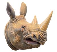 Wild Thingz Grey Rhino Hand Puppet for Kids Interactive Storytelling Animal To