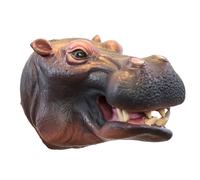 Wild Thingz Hippo Hand Puppet for Kids Interactive Storytelling Animal Toy for