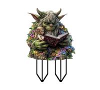 Wild Tree Root Key Figurine - Statua gnomo da giardino con scomparto segreto, per interni/esterni NTf085 (C, A)