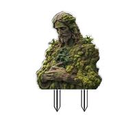 Wild Tree Root Key Figurine - Statua gnomo fata giardino con scomparto segreto - interno/esterno NTf085 (A, A)