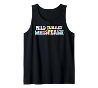 Wild Turkey Whisperer Funny Animal Lover Groovy Tie Dye Canotta